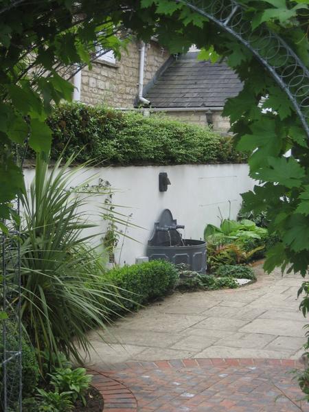 The new kitchen courtyard